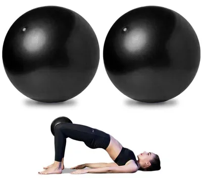 Produktbild von 2 Pilates-Bälle, Yoga-Bälle, Mini-Trainingsbälle, 22-25 cm, kleine Gymnastikbälle für Pilates, Yoga, Rumpfmuskulaturtraining und Physiotherapie