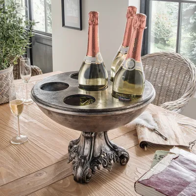 Produktbild von Champagner-Schale 41 x 27 x 41 cm aus Aluminium