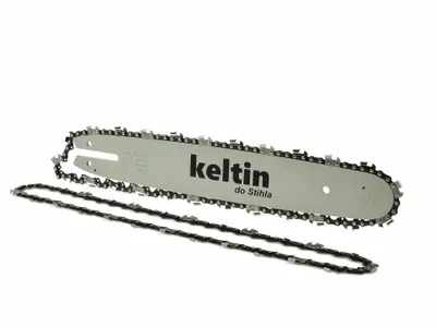 Obrázek produktu pro KELTIN Vodící lišta pro řetězové pily a 2 řetězy 14" 3/8" 1,3mm 50z K02411