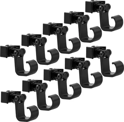 Produktbild von Bettizia Single Fitting mit Haken für Airlineschiene Endbeschlag Endfittinge Zurrschiene 10 Stück