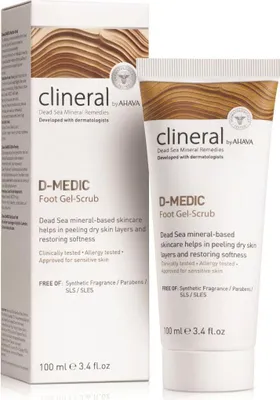 Zdjęcie produktu dla Ahava Clineral D-MEDIC żel-peeling do stóp