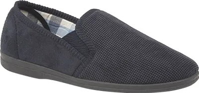 Obrázok produktu pre Pánske papuče Sleepers Harry s pamäťovou penou DF1247 (9 UK/43 EU) (Navy blue)