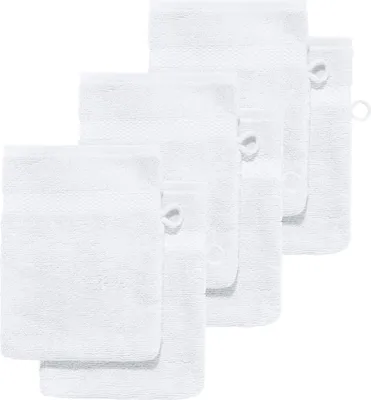 Produktbild von Erwin Müller Waschhandschuh Sindelfingen" 6er-Pack weiß 15x21 cm"