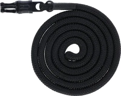 Produktbild von Covalliero Führstrick black H/W 2025 mit Karabiner oder Panikhaken , Größe:Panikhaken