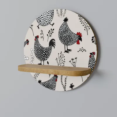 Produktbild von HAPPY HENS Rundes Regal