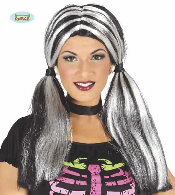 Produktbild von Hexen Perücke mit Zöpfen für Damen