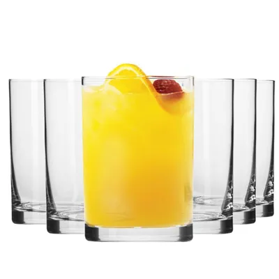 Produktbild von KROSNO Gläser Set 150ml – 6er Set Trinkgläser – Klassische Saftgläser & Wassergläser – Spülmaschinenfest – Hochwertiges Glas für Zuhause & Gastronomie