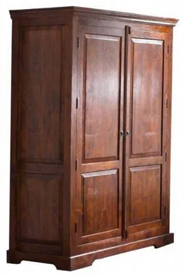 Produktbild von MASSIVMOEBEL24.DE Kleiderschrank Akazie 140x65x200 nougat lackiert OXFORD #437