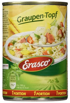 Image de Erasco Potée de gris avec beaucoup d'orge perlé et de légumes frais 400g