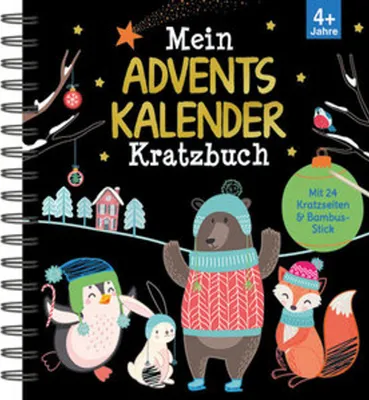 Produktbild von Mein Adventskalender-Kratzbuch