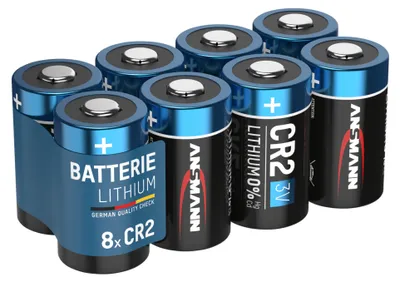 Produktbild von ANSMANN Batterien CR2 Lithium, 8 Stück, Spezial