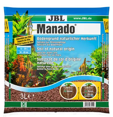 Image de Substrat naturel pour aquarium JBL Manado 3 l