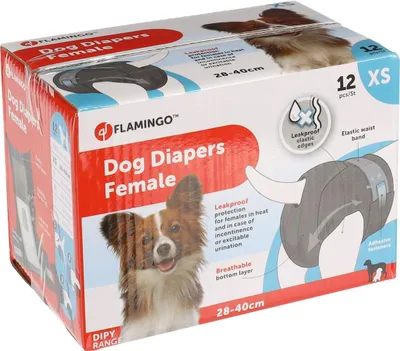 Produktbild von Flamingo Hundewindeln Dipy, Größe: XS