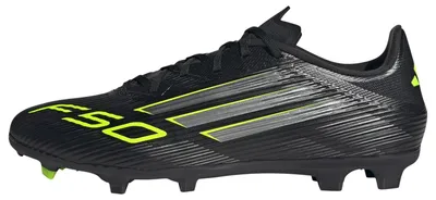 Productafbeelding van ADIDAS F50 LEAGUE FG/MG unisex voetbalschoenen, zwart/groen, maat 46 2/3