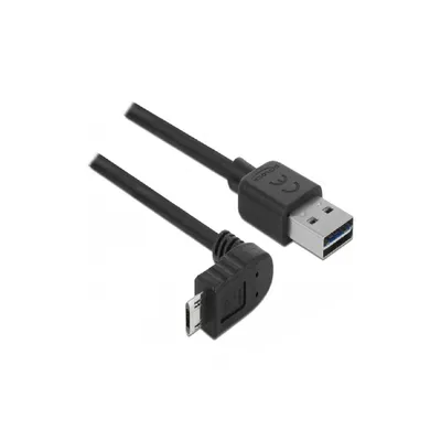Produktbild von DeLOCK 83848, 1 m, USB A, Micro-USB B, USB 2.0, Männlich/Männlich, Schwarz