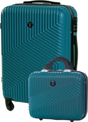 Produktbild von Reisekoffer BERTOO Milano - grün Set 2in1 L