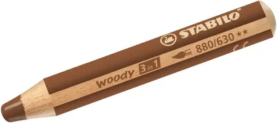 Produktbild von STABILO woody 3 in 1, Braun, 1 Stück(e)