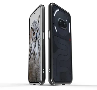 Image de Coque à cadre métallique pour Nothing Phone 2a / Plus Aurora Series, noir / argent
