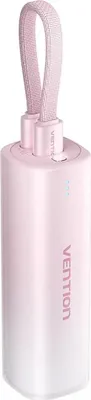 Produktbild von Powerbank Vention 20W USB-C Lightning 5000mAh PINK