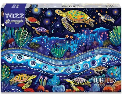 Produktbild von YAZZ Puzzle Turtles 1000 Puzzles