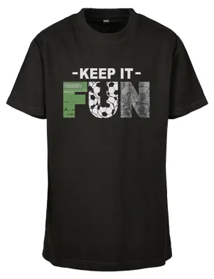 Produktbild von Mister Tee - "Keep It Fun" T-Shirt für Kinder TN2367 (116) (Schwarz)