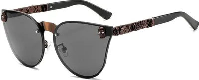 Produktbild von Sonnenbrille - Damen - Schwarz - Modisch - UV-Schutz - Accessoire - Hochwertige Materialien