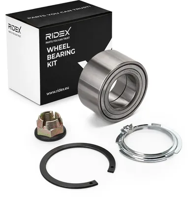 Produktbild von RIDEX Radlagersatz Vorne für RENAULT Clio III Schrägheck (BR0/1, CR0/1) 654W0162