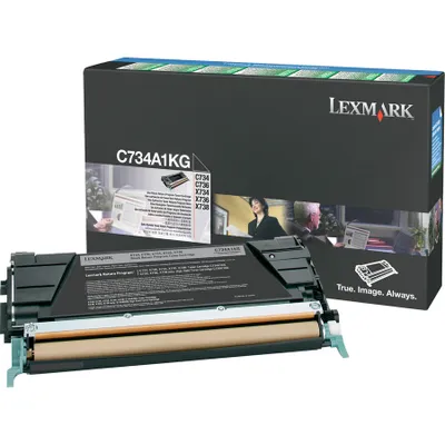 Produktbild von Lexmark - Schwarz - Original - Tonerpatrone LCCP, LRP - für Lexmark C734, C736, X734, X736, X738