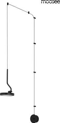 Zdjęcie produktu dla MOOSEE lampa ścienna FLAT czarna