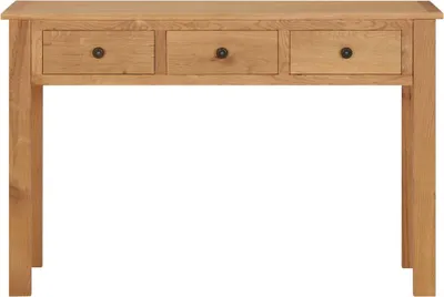 Obrázok produktu pre vidaXL Toaletný stolík 110x40x75 cm Dubový masív
