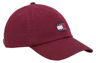 Obrázek produktu pro Tommy Jeans – Baseballová čepice pro muže, bavlna, model NA1681 (univerzální velikost), barva: vínová
