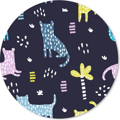 Produktbild von MuchoWow® Mauspad Mousepad Design - Dschungel - Leopard - Tiere 40x40 cm - Mousepads - Maus Mat - Pad - Mausunterlage - Schreibtisch Accessoires