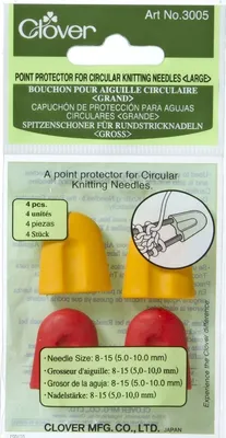 Produktbild von Spitzenschoner für Rundstricknadeln (groß) 5-10mm - 3005