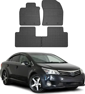 Produktbild von 2009-2018 Toyota Avensis Fußmatten Gummi Schwarz 4 tlg