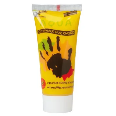 Produktbild von Jofrika Kinderschminke Aqua Make-up Fingerfarbe Tube gelb