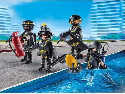Produktbild von PLAYMOBIL 9365 SEK-Team