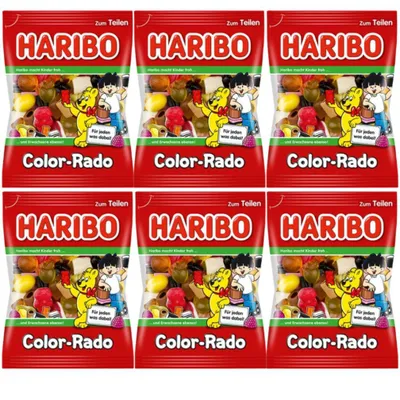 Produktbild von Colo Rado Mix Gummibärchen 175 g – Haribo – 6er-Pack