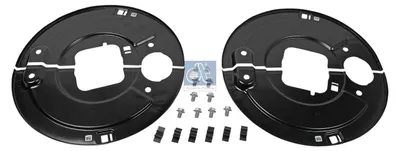 Produktbild von Abdeckblech Bremstrommel DT SPARE PARTS IAM-Expertise passend für BPW