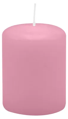 Produktbild von Stumpenkerzen 80 x Ø 60 mm, Rosa, 16 Stück