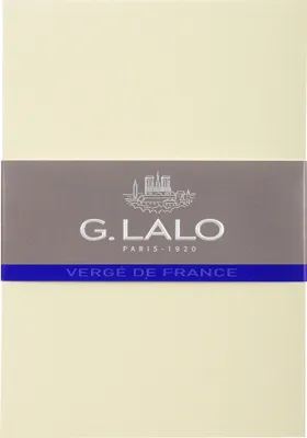 Produktbild von G.Lalo 5x Lalo, Packung 25 Karten Vergé de France C6 107x152mm Elfenbein 54316L