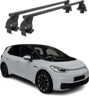 Obrázok produktu pre Základňa strešného nosiča Menabo pre VW ID 3 2019-2025 oceľová čierna 2ks