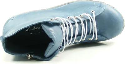 Produktbild von Andrea Conti Sneaker high 0341500 Damen Schnürboots mit Reißverschluss, Größe:37 EU, Farbe:Blau