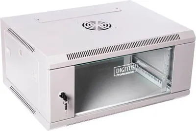 Image de Digitus DN-W19 06U/450 rack cabinet 6U Wall mounted rack Light grey