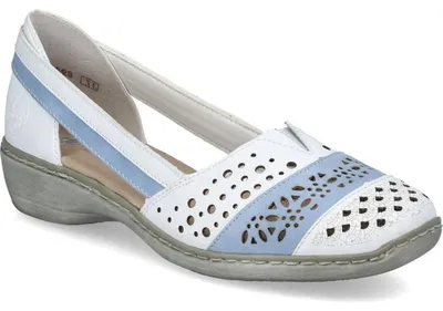 Produktbild von Rieker Damen Ballerinas 4135880 Farbe: Weiß Größe: 41