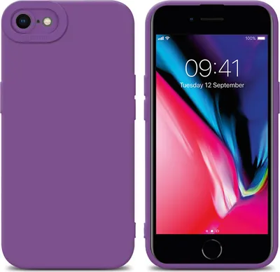 Image de Cadorabo Housse pour Apple iPhone 7 / 7S / 8 / SE 2020 Housse de protection en violet TPU Silicone Etui Case Housse pour téléphone portable