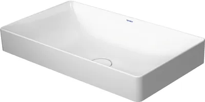 Produktbild von Duravit Aufsatzbecken DuraSquare 60x34,5 cm Weiß ohne Hahnloch WonderGliss