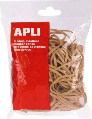 Produktbild von Apli elastisches Gummi braun Gummi 80x5mm 100 gr.