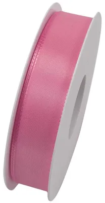 Produktbild von Taftband, Schleifenband mit Webkante 25mm rosa (1m=0,16EUR) 50m Rolle Goldina