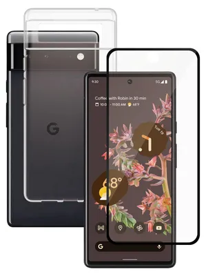 Produktbild von PanzerGlass SAFE. by ® 2-in-1 Set Google Pixel 6, Google, Google - Pixel 6 5G, Trockene Anwendung, Kratzresistent, Schockresistent, Transparent, 50 Stück(e)