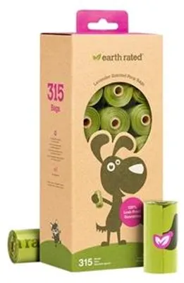Productafbeelding van Earth Rated Poepzakjes Lavendel 21 x 15 stuks